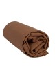 Drap Housse Marron Chocolat Uni