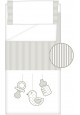 Prêt à Dormir Zippé Non-Extensible Coton et Piqué – Dpkes SWEET gris