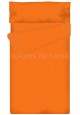 "Prêt à dormir" extensible et zippé - UNI orange