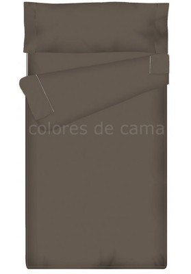 "Prêt à dormir" extensible et zippé - UNI gris foncé