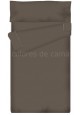 "Prêt à dormir" extensible et zippé - UNI gris foncé