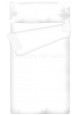 "Prêt à dormir" extensible et zippé - UNI blanc