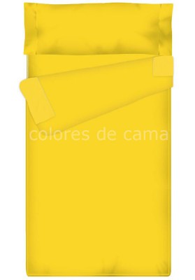 "Prêt à dormir" extensible et zippé - UNI jaune