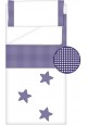Prêt à Dormir Zippé Non-Extensible Coton et Vichy Carré – Dpkes STELLA bleu foncé