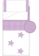 Prêt à Dormir Zippé Non-Extensible Coton et Vichy Carré – Dpkes STELLA lilas