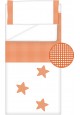 Prêt à Dormir Zippé Non-Extensible Coton et Vichy Carré – Dpkes STELLA orange