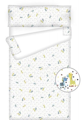 Prêt à dormir bébé zippé et extensible - FRIENDS blanc