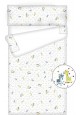 Prêt à dormir bébé zippé et extensible - FRIENDS blanc