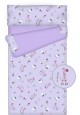 Prêt à dormir enfant zippé - GIRAFFE mauve