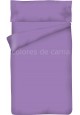 Housse de Couette Lilas Unie + Taie d’Oreiller