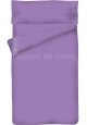 Housse de Couette Lilas Unie + Taie d’Oreiller