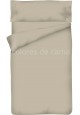Housse de Couette Gris Unie + Taie d’Oreiller