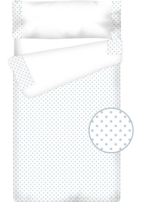 Prêt à Dormir Enfant Zippé Coton et Piqué – ESTRELLAS bleu