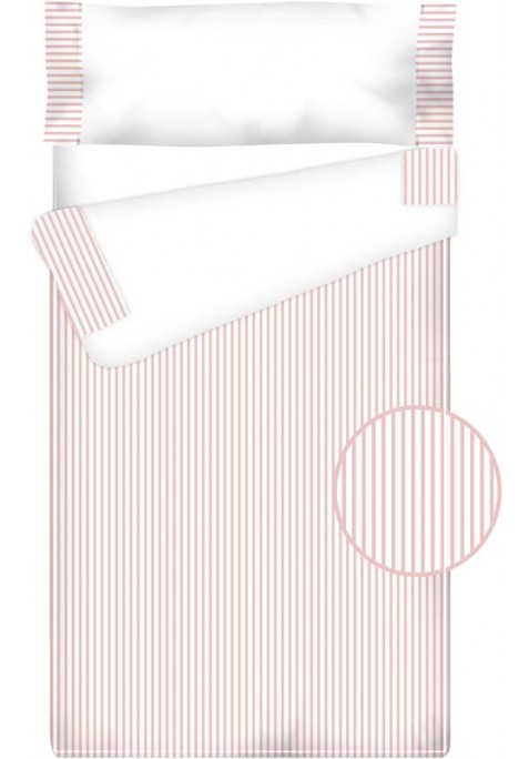 Prêt à Dormir Enfant Zippé Coton et Piqué – RAYAS rose