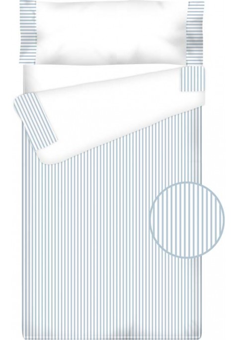 Prêt à Dormir Enfant Zippé Coton et Piqué – RAYAS bleu