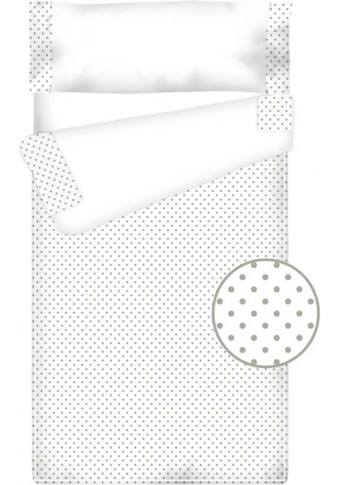Prêt à Dormir Zippé et Extensible Coton et Piqué – TOPOS gris