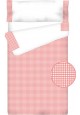 Prêt à Dormir Enfant Zippé Coton – VICHY CARRÉ rose