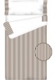 Prêt à Dormir Zippé et Extensible Coton – VICHY RAYURE chocolat