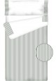 Prêt à Dormir Zippé et Extensible Coton – VICHY RAYURE gris