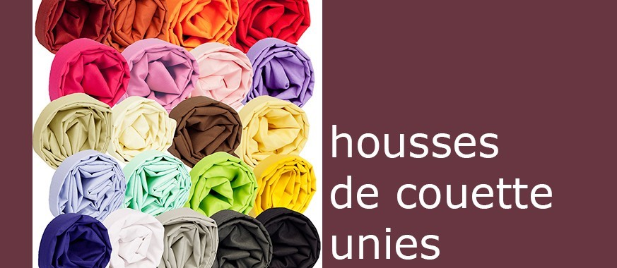 HOUSSE DE COUETTE UNIE