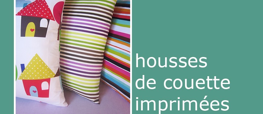 HOUSSE DE COUETTE IMPRIMÉE